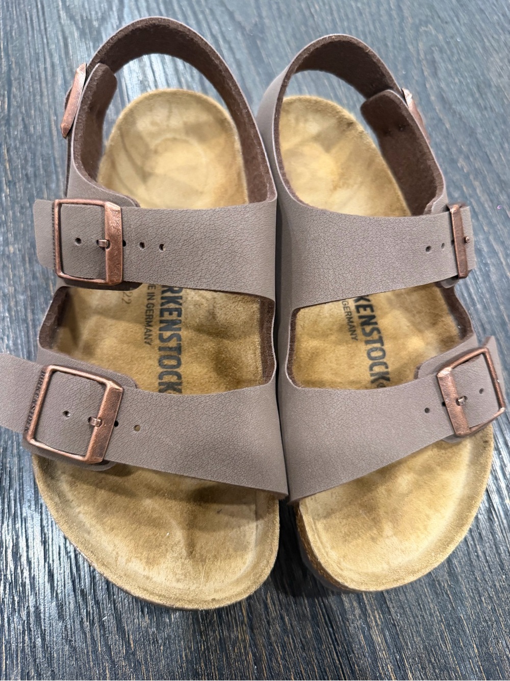 Birkenstock Milano Mocha Birkibuc Regular - ladies size 6